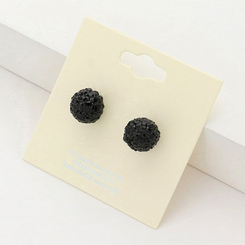 Disco Ball Stud Earrings ( 5 colors available)