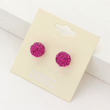 Disco Ball Stud Earrings ( 5 colors available)