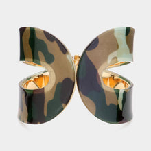 Printed Hinged Cuff - (2 Colors Available)