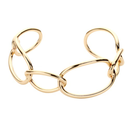 Open Link Cuff Bracelet