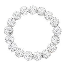 Rhinestone Ball Stretch Bracelet - (9 colors available)