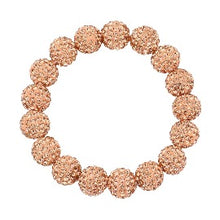 Rhinestone Ball Stretch Bracelet - (9 colors available)