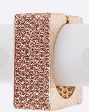 Statement Crystal Square Bangle (3 colors available)