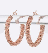 Rhinestone Wrapped Earrings