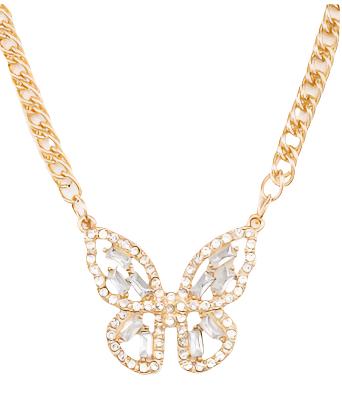 Crystal Butterfly Necklace