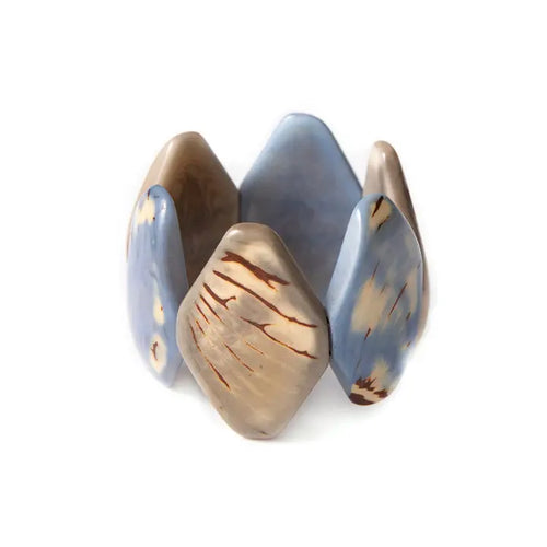 Salome Tagua Bracelet - Blue