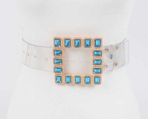 Bejewed Square Belt (4 colors)