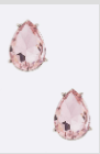 Crystal Pear Shaped Earrings (6 colors available)