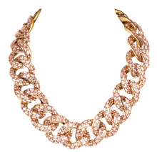 Bejewel Crystal Chain Link Necklace (2 colors available)