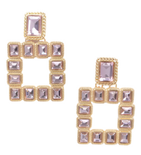 Square Drop Earrings (4 colors available)