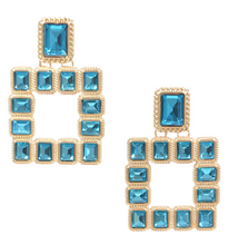 Square Drop Earrings (4 colors available)