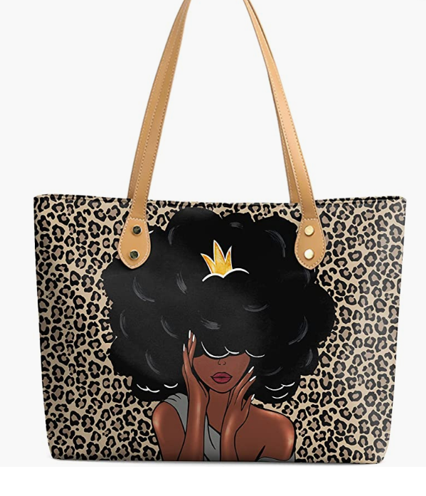 Trendy Fashion Totes - Melanin Cheetah